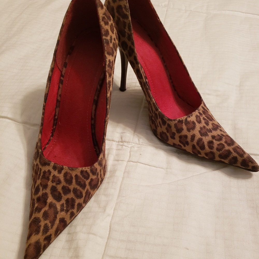 Cheetah print heels